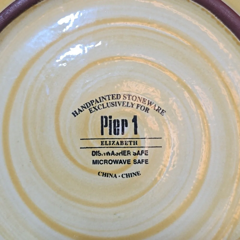 Pier 1 Elizabeth Dinner Plates - Set Of 4